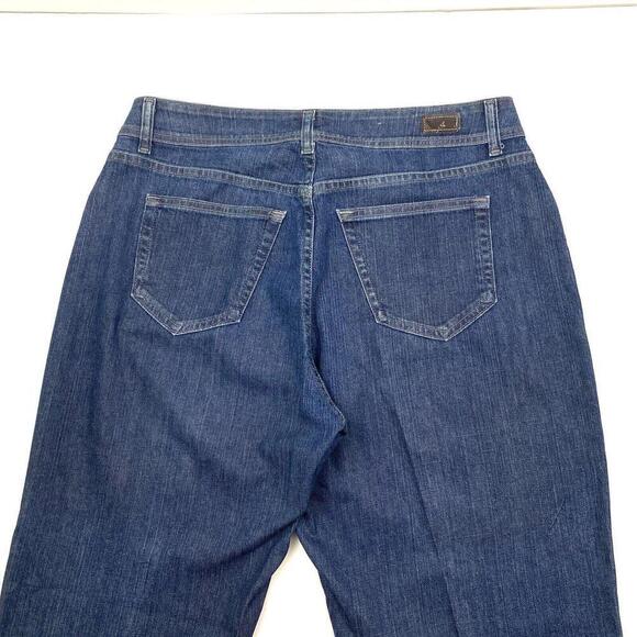 Riders by Lee Relaxed Straight Leg Women's size 16 Dark Wash Blue Denim Jeans - Picture 4 of 4